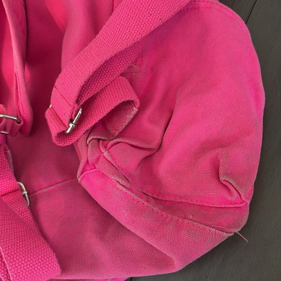 2 ‘Pink’ Victoria’s Secret canvas backpacks - Picture 8 of 11